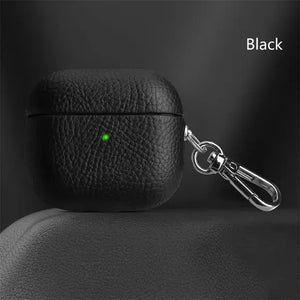 Luxury Lychee Skin Pattern Earphone Case Rieworkes