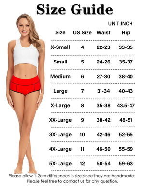 POKARLA Womens Cotton Underwear High Waist Full Coverage Briefs Soft Breathable Postpartum Panties Stretch Underpants X-Large Multicolored-03-5pack Rieworkes