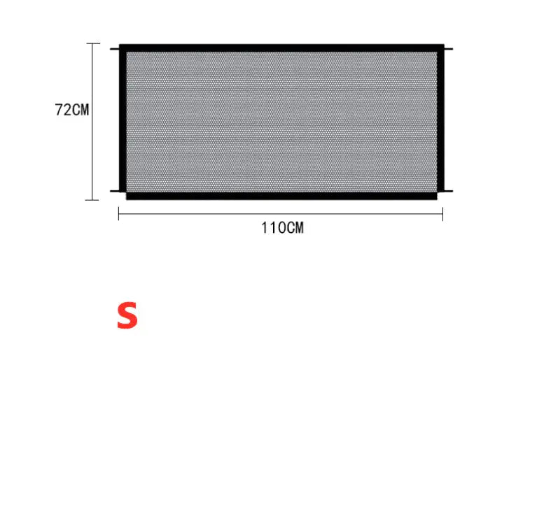 Black Foldable Protection Pet Safety Gate Rieworkes