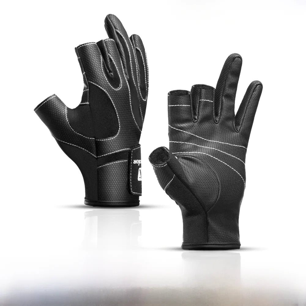 Winter Outdoor Three-Finger Fishing Gloves for Men and Women Mimarta