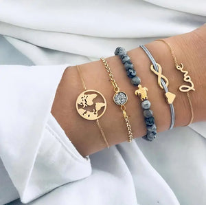 Stacked Bracelet Set #14 Rieworkes