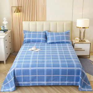 Cotton Bed Sheets Cover and Pillowcases Rieworkes