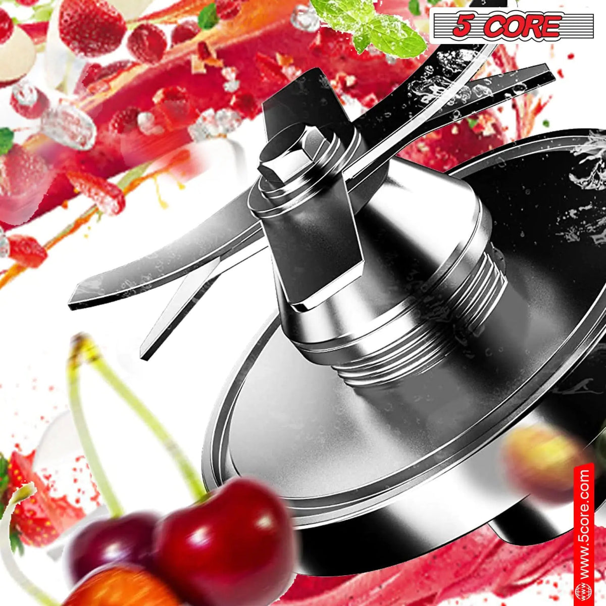 5Core Juicer Blender Machines 2000W Countertop Kitchen Smoothie Maker w 68oz Jar Rieworkes