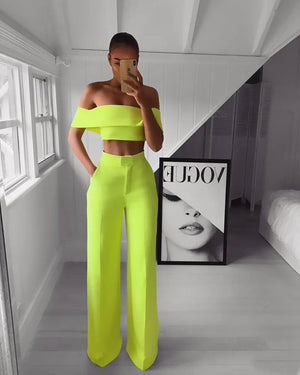Women's Sexy Top and Pants Two-Piece Set Mimarta