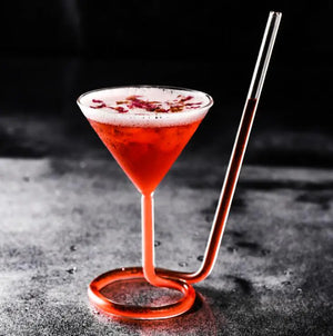 Rotating Martini Cup, Spiral Vampire Cocktail Glass Mimarta