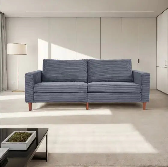 Grey Linen Sofa Rieworkes