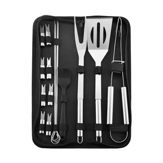 Stainless Steel BBQ Tools Set Rieworkes