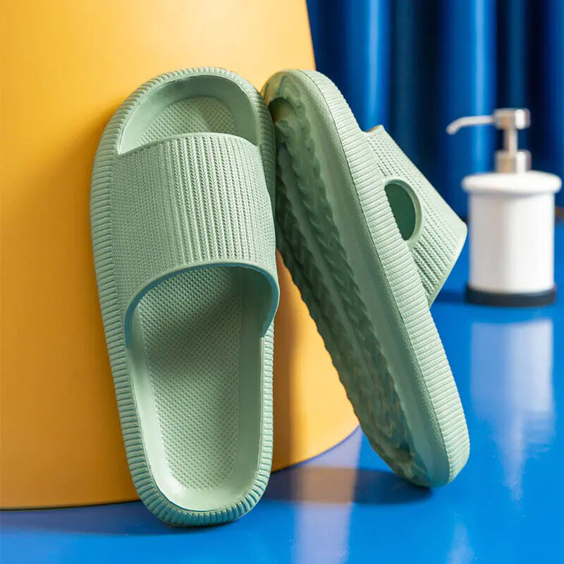 Cozy Pillow Slides Anti-Slip Sandals Ultra Soft Slippers Cloud Home Outdoor Shoe Rieworkes