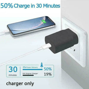 25W Type USB-C Super Fast Wall Charger +6FT Cable For Samsung Galaxy S20 S21 S22 Rieworkes