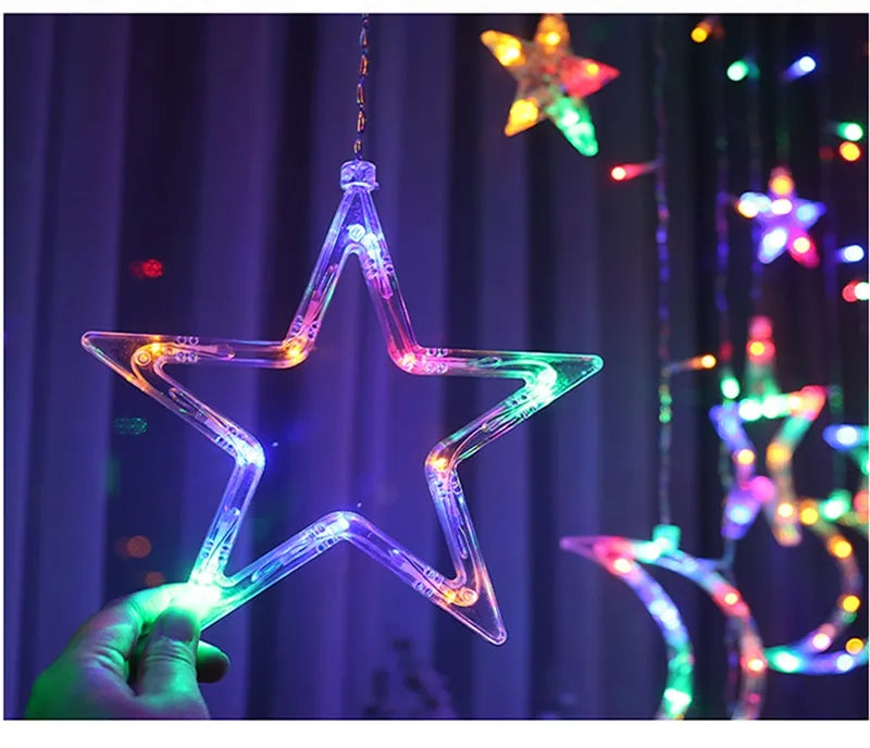 Moon Star Curtain Lights Mimarta