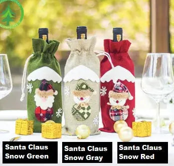 Wine Bottle Cover Christmas Decorations Rieworkes