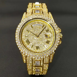 Men's Luxury Crystal Watches Rieworkes