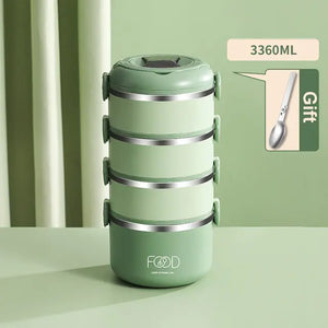 Multi-Layer Stainless Steel Lunch Box Rieworkes