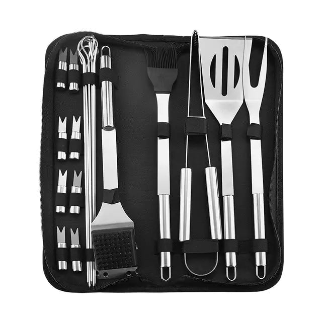 Stainless Steel BBQ Tools Set Rieworkes