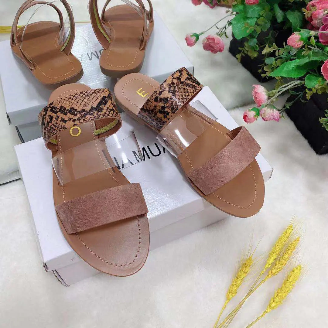 Fashionable Flat Slippers - European and American Style Mimarta