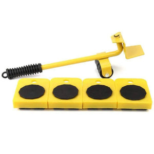 Furniture Lifter Sliders Kit: Heavy-Duty Roller Move Tool Set for 100Kg/220Lbs Rieworkes