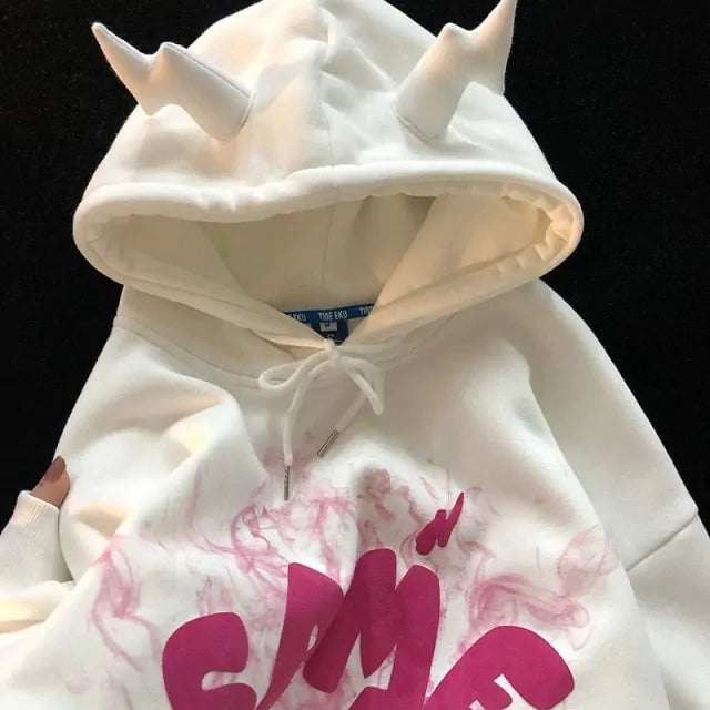 Woman Angel Ears Hoodie Rieworkes