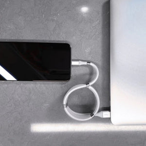 Magnetic Self Winding Cable For Samsung Huawei Rieworkes