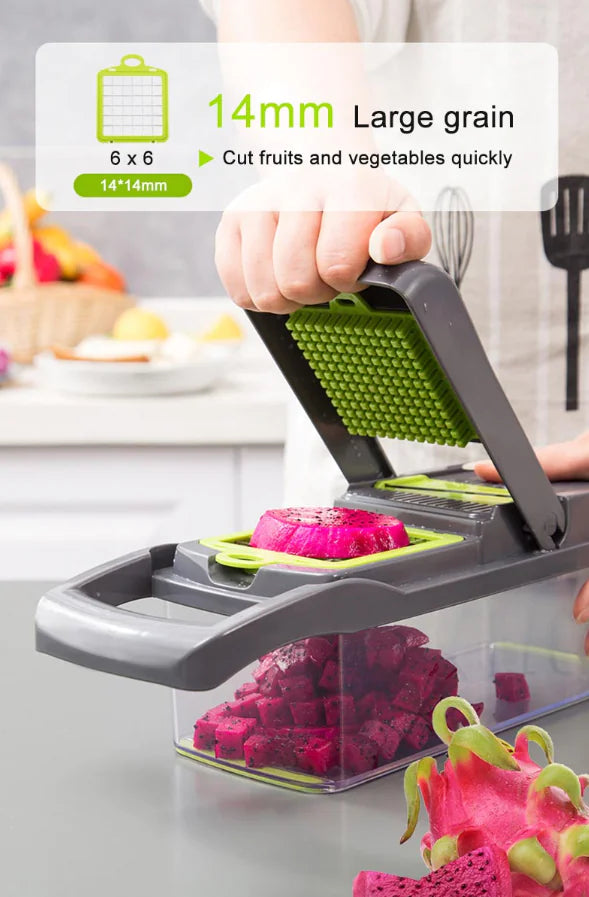 15-In-1 Vegetable Fruit Chopper Cutter Food Onion Veggie Dicer Slicer Kitchen Mimarta