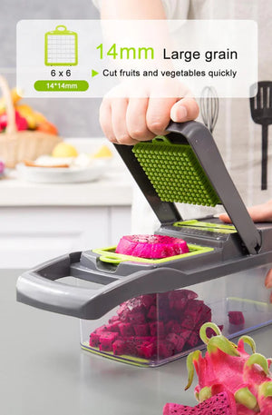 15-In-1 Vegetable Fruit Chopper Cutter Food Onion Veggie Dicer Slicer Kitchen Mimarta