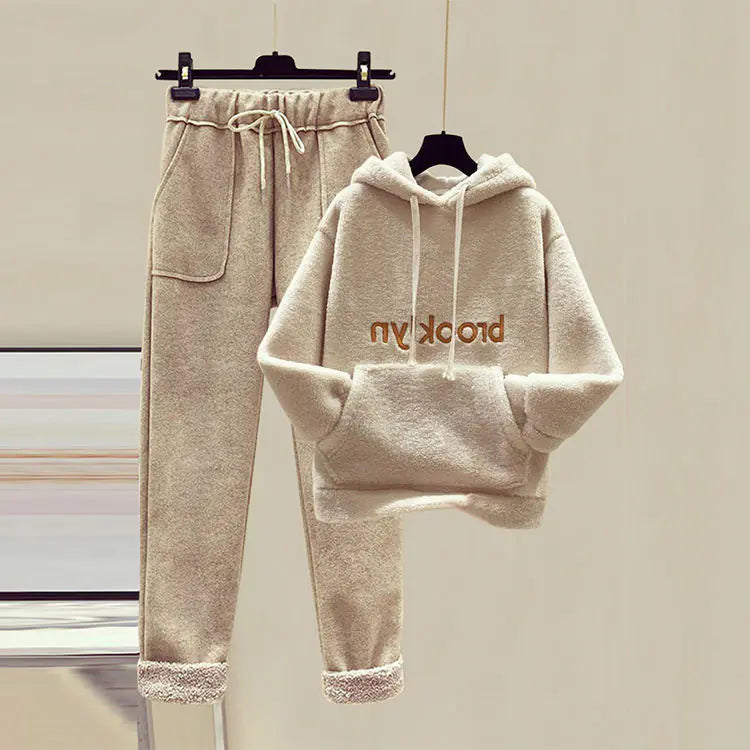 Autumn Winter Fashion Set for Women - Hoodie &amp; Pants Mimarta