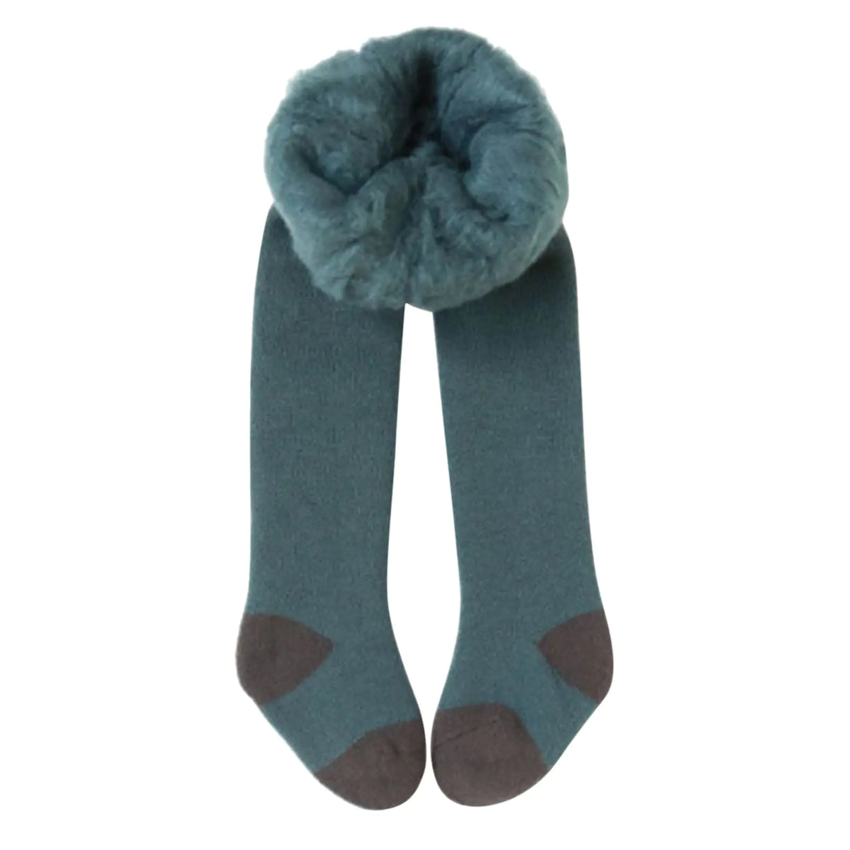 Baby Cotton Thick Fleece Lined Warm Leggings Stocking Toddler Girl Socks Tights Winter Pantyhose (Green 4-6 Years) Mimarta