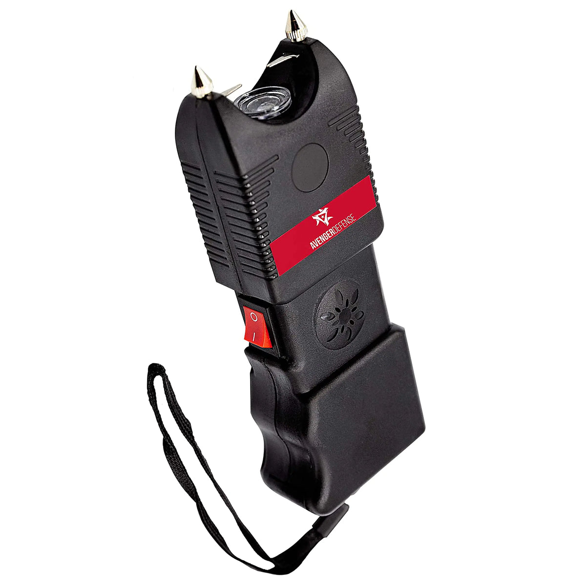 Avenger Defense Portable Stun Gun for Women Safety - Self Defense Device with Flashlight and Loud Alarm Black (ADS-200) Mimarta