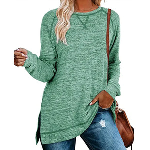 Solid Color Sweater for Women - Autumn/Winter Collection Rieworkes