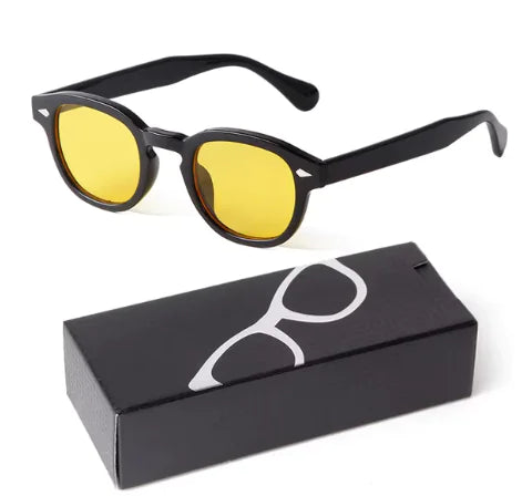 Gradient Small Round Sunglasses for Women Men Rieworkes
