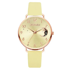 Moon Numbers Bracelet Watches Set Rieworkes