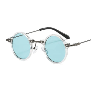 ZLY 2022 New Fashion Round Sunglasses Women Men PC Lens Rieworkes