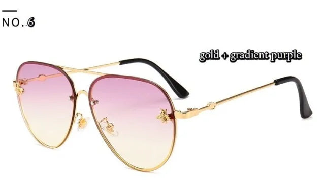 Luxury Bee Pilot Sunglasses Rieworkes