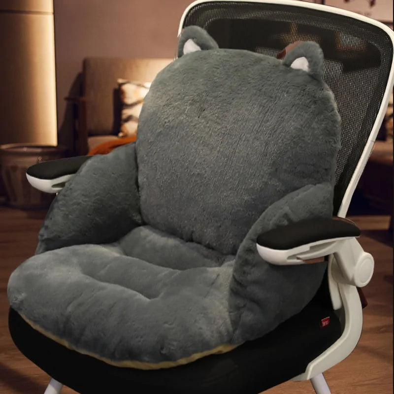 One-piece Chair Cushion: Office/Home Seat Support &amp; Backrest Rieworkes