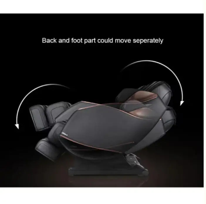 Full Body Zero Gravity Shiatsu Massage Chair SL-Track Recliner With Airbag Speaker LCD Touch Screen Mini Remote Voice Control Back Heat Rieworkes