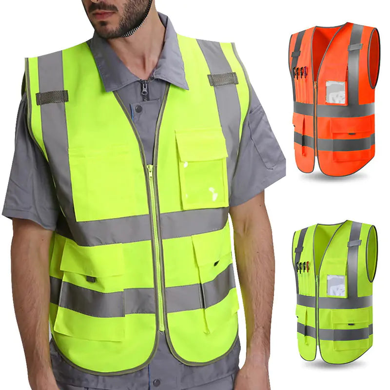 Reflective Safety Vest for Construction and Cycling Mimarta
