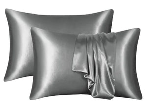 Silk Solid Color Satin Pillowcase Rieworkes