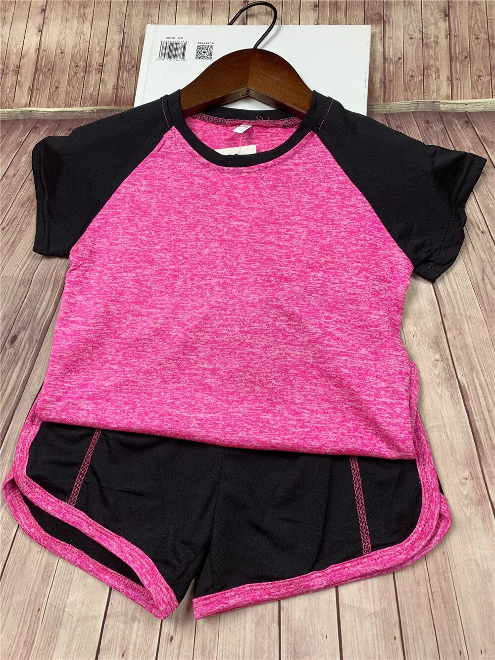 Kids Fitness T-shirt and Gym Shorts Rieworkes