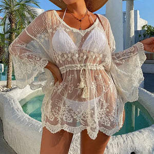 Crochet Swimsuit Beach Dress Rieworkes