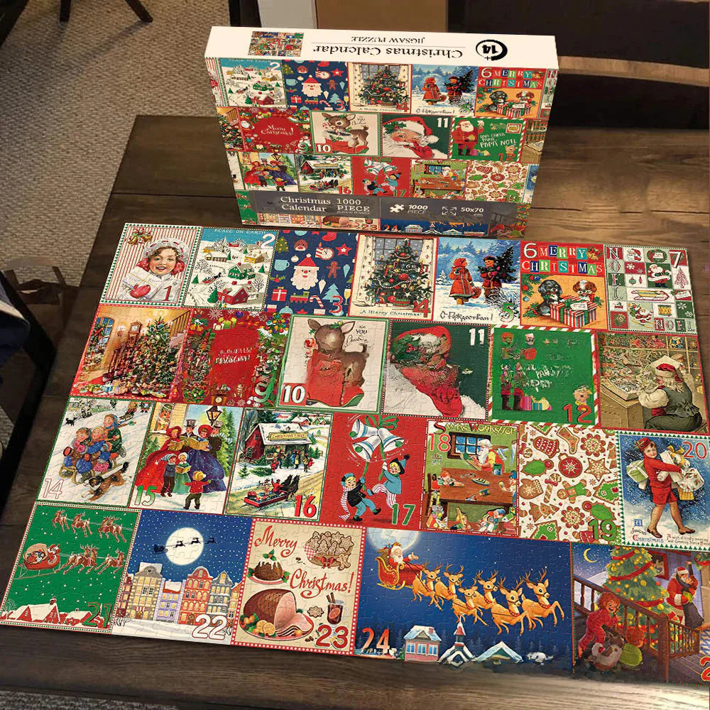 Nativity Scene Jigsaw Puzzle Advent Calendar Game Mimarta