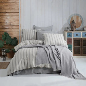 Hobby Natural Life Gray Double Bed Set Rieworkes
