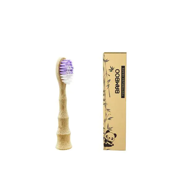 Organic Bamboo Biodegradable Electric Toothbrush Head Rieworkes
