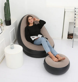 Inflatable Foldable Lounge Chair for Outdoor Use Mimarta