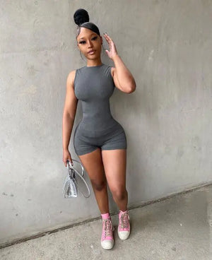 Sexy Bodycon Gym Bodysuit Rieworkes