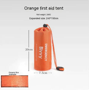 Portable Emergency Tent & Sleeping Bag Rieworkes