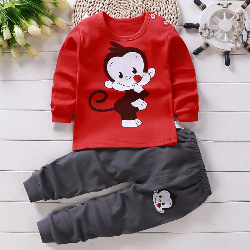 Boys' Cotton Autumn Winter Underwear Set (Wholesale) Mimarta