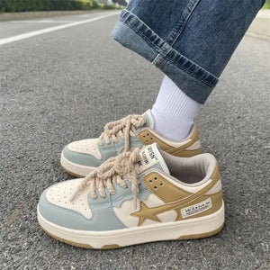 Color Matching Casual Shoes 2022 Woman Vulcanize Sneakers Breathable Sport Walking Running Spring Platform Shoes Rieworkes