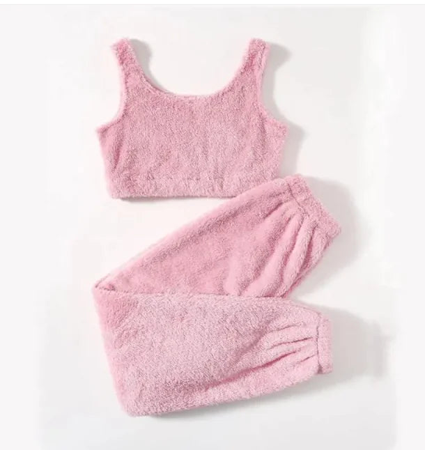 Women's Winter Plush Pajama Set Mimarta