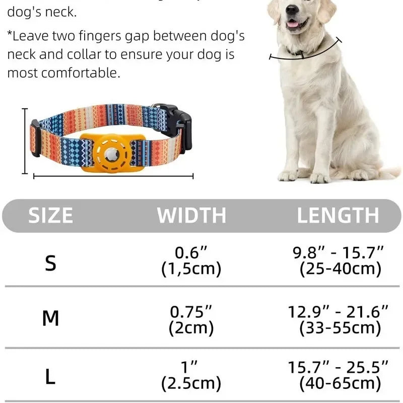 Digital Printing Collar for Apple Airtag - Pets Accessories Mimarta