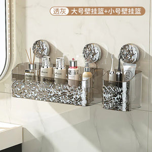 Bathroom Suction Shelf for Towels and Toiletries Mimarta