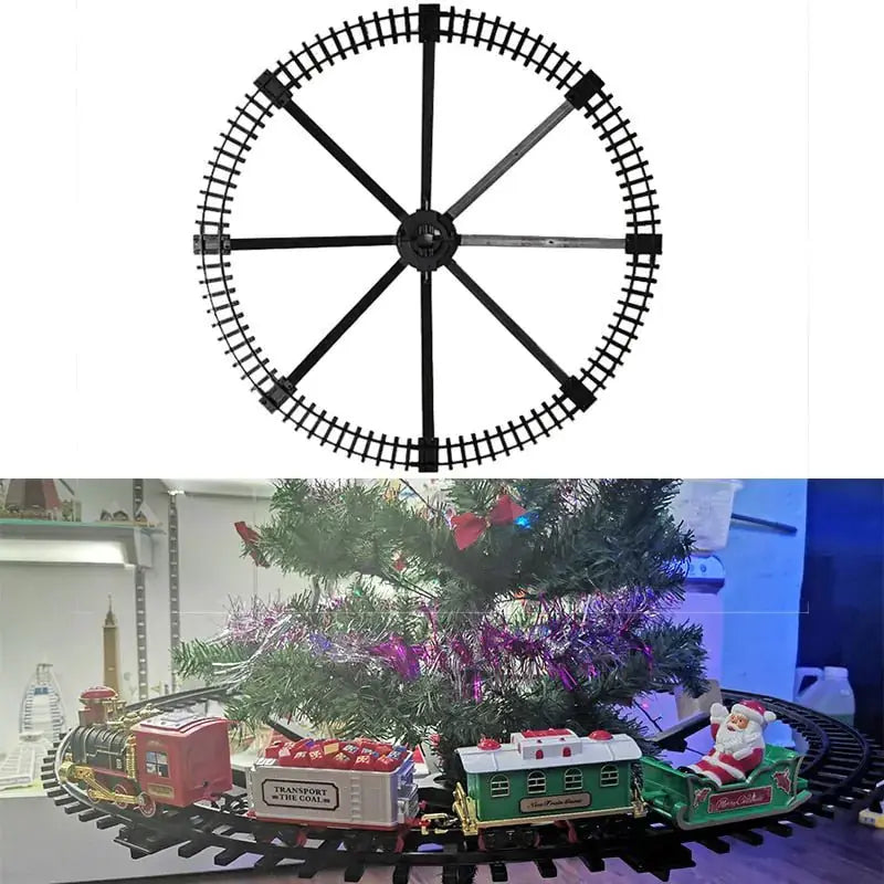 Electric Christmas Tree Train Set Rieworkes